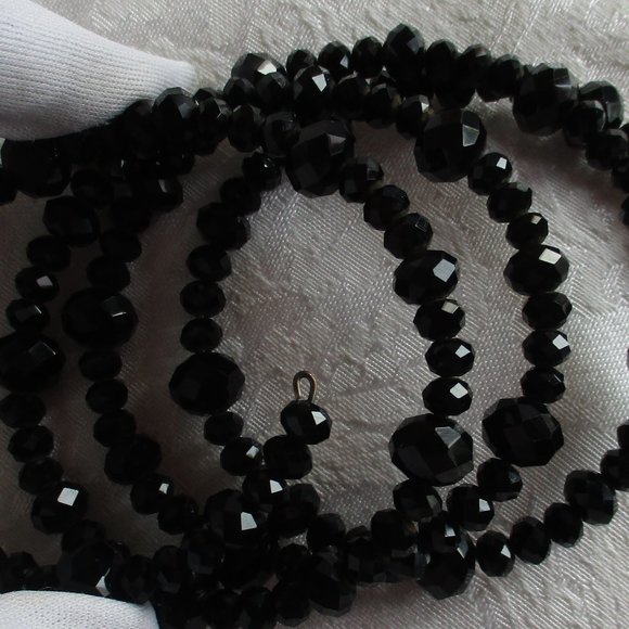 BLACK SHINY SPARKLE BRACELET (BEADED) – NWOT - Picture 14 of 15